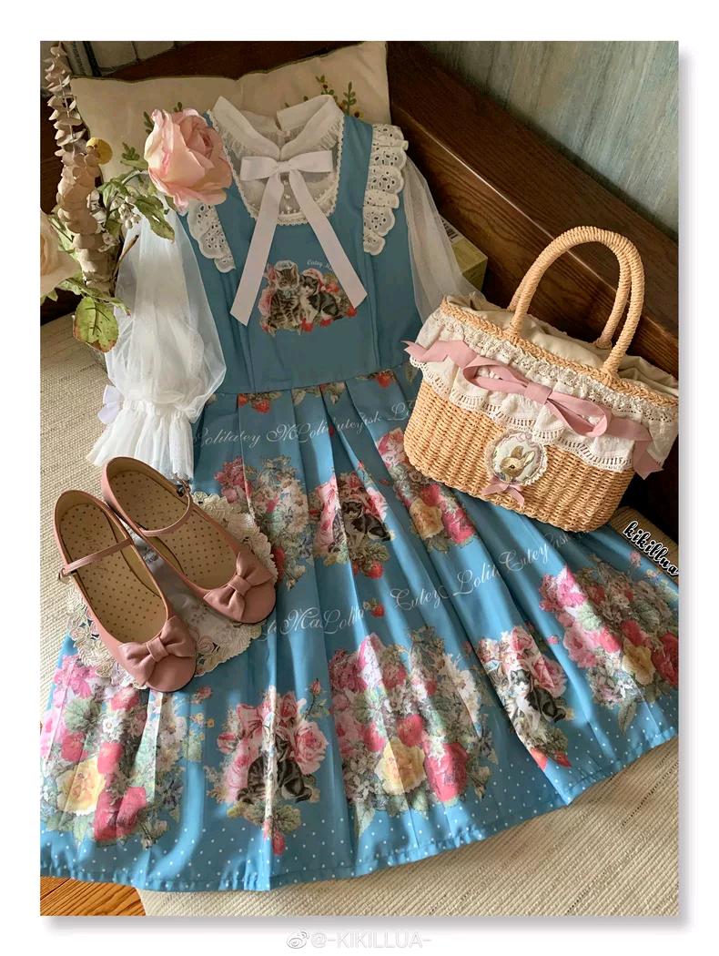 草莓猫花束jsk