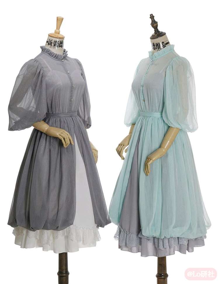 Chiffon Love Mood 中袖罩裙+jsk（2件套）