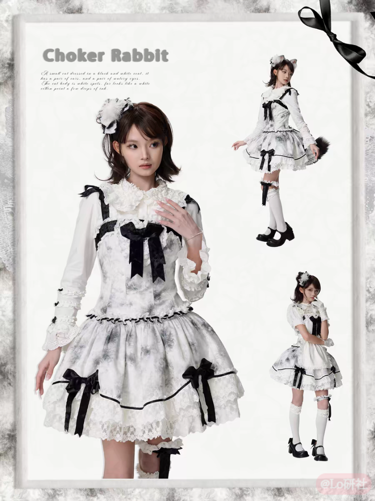 卷毛猫 低腰JSK/虎斑猫回馈款低腰款