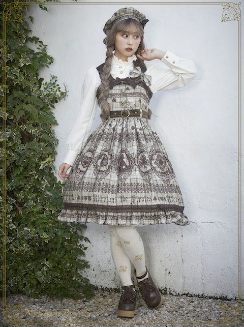 Alice's Cards Lace Tartan Check JSK I