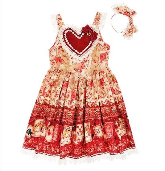 BTSSB x Disney Red & Black Alice Special Dress Set