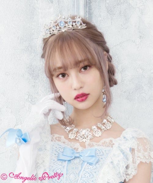 百万宝石饰品set（皇冠+耳坠）