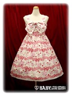 Sweet Gingham Border Ribbon Ribbon Baby Doll JSK（2010）