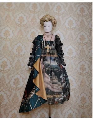 "Magdalene" reversible cape