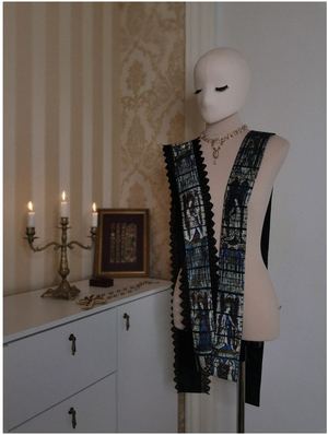 "Stained Glass II" sash