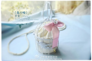 花の啼 鸟笼手拎包