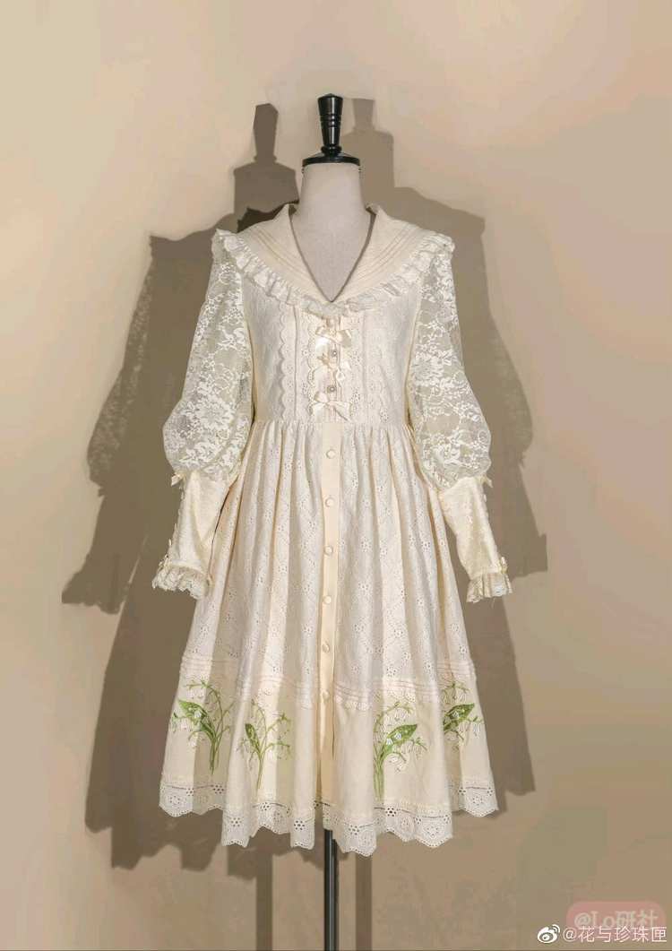 挚爱铃兰 纯棉开襟op