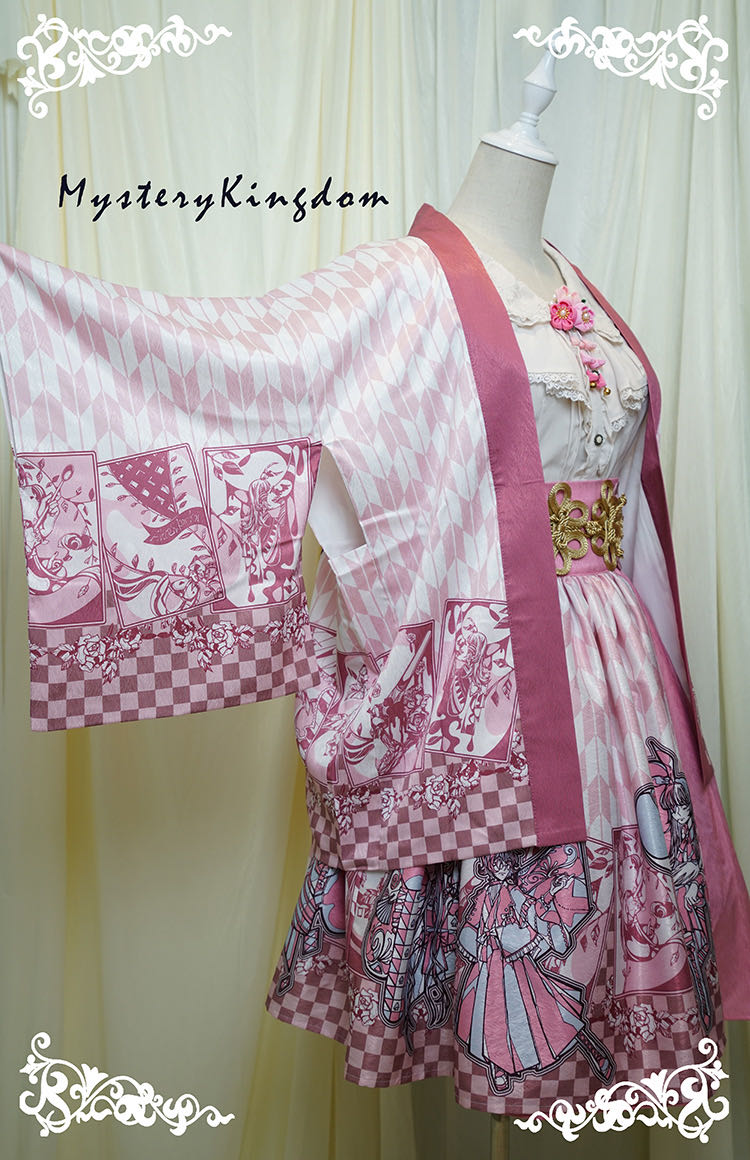 大正爱丽丝羽织