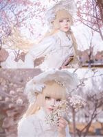 纯白真的好适合樱花！