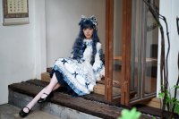 梨园梦瓷蓝dress
