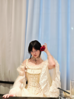 灯影香槟红双色搭配