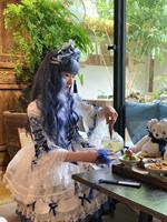 梨园梦瓷蓝dress