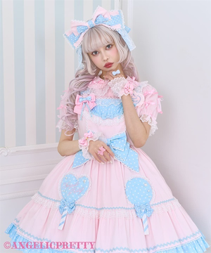 ふわふわLollipopジャンパースカートSet