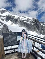终于实现带天国去雪山的愿望了