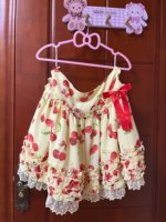Drained Cherry Ruffle Skirt (2015)