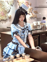 夏天就是要穿点海军风的小裙子呀