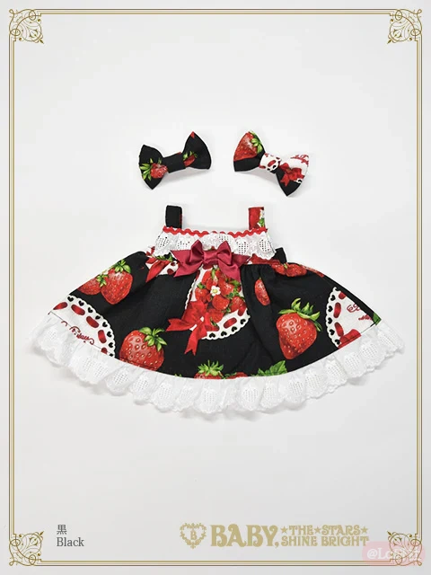 Love's Strawberry Afternoon Tea 柄くみゃちゃんジャンパースカート