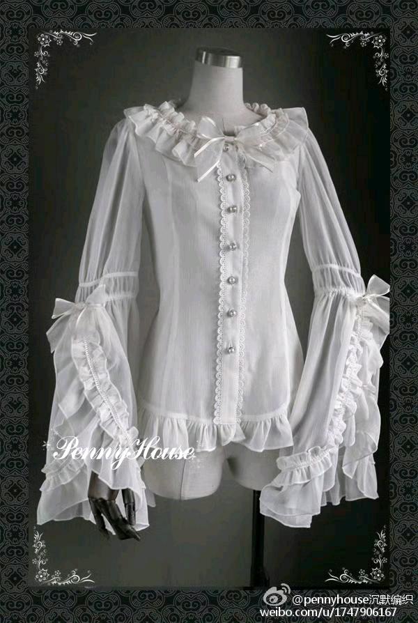 玛丽安姬袖衬衫1.0