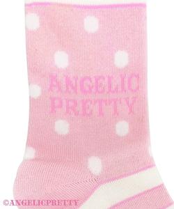 Angelic Pretty★【新品】ラブボーダーオーバーニー MTO] Marshmallow Border OTKs (2021) by Angelic Pretty