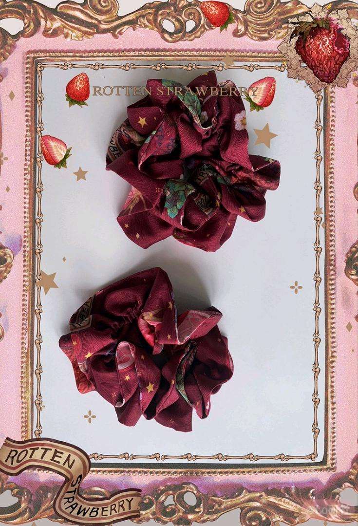 腐烂草莓 发圈