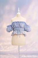 数绵羊 短袖落肩上衣