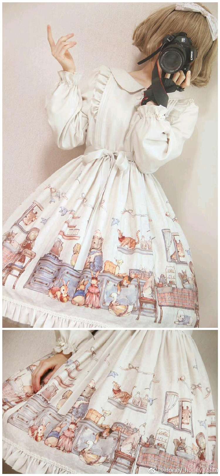 安妮的早餐 长袖OP