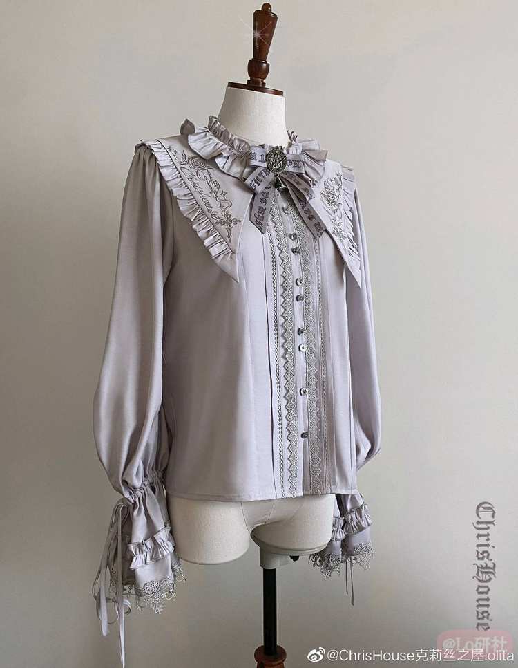 女巫笔记 长袖假领衬衫