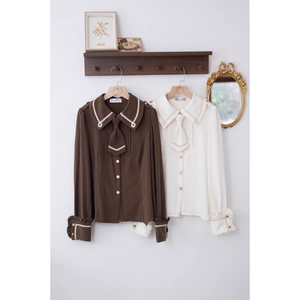 放学后学院风 厚款衬衫