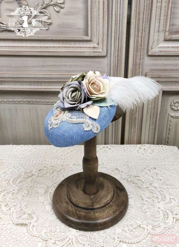 露易丝 小礼帽/choker/胸针