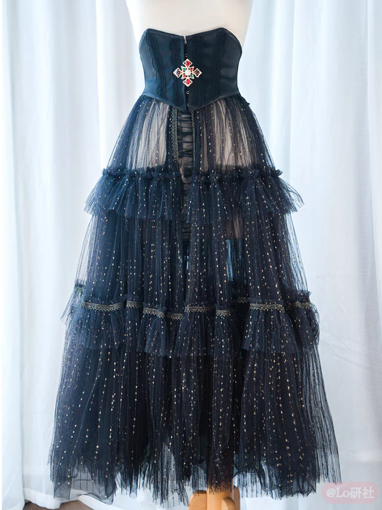 空想图书馆 腰封罩裙set