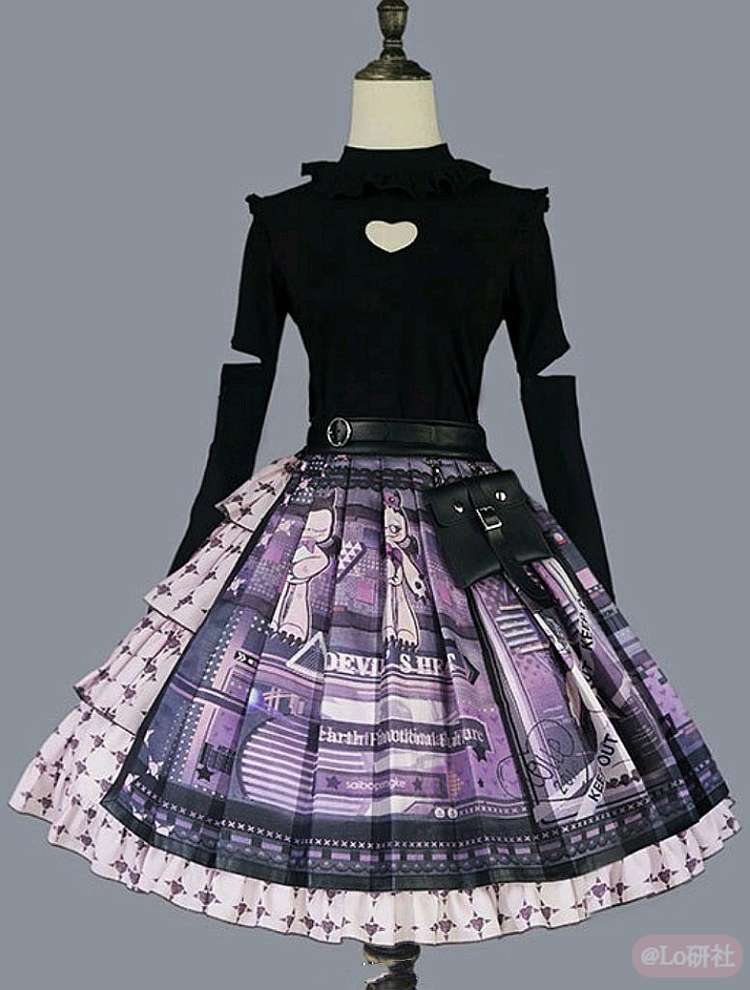 恶魔之心 印花sk