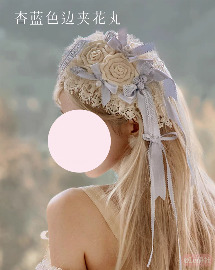 浪漫蔷薇 扁帽/花丸/胸针