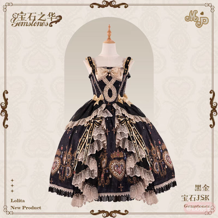 宝石之华 长款蕾丝版JSK