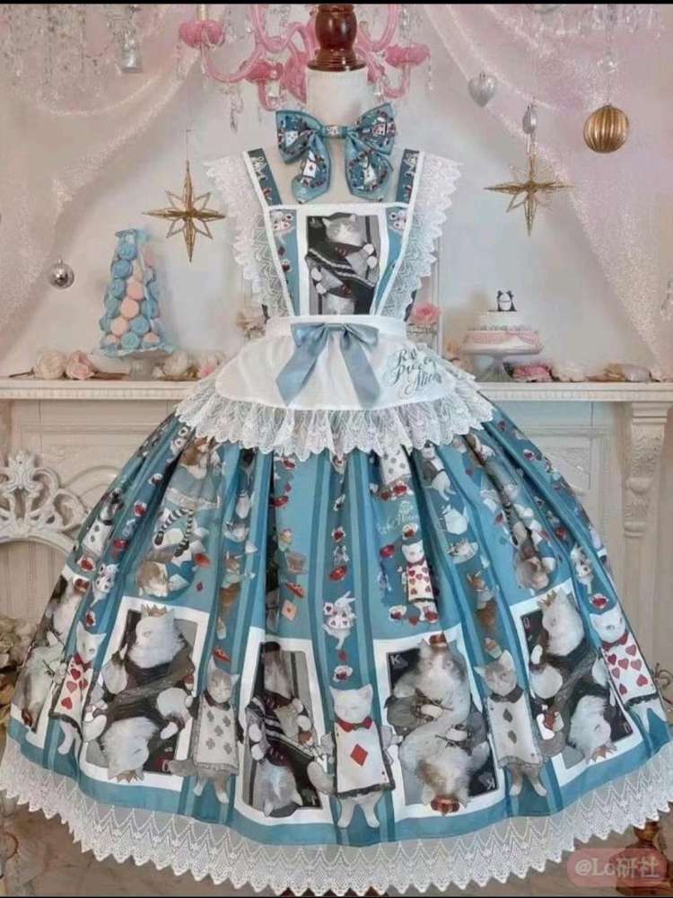 Cat in Wonderland 围裙