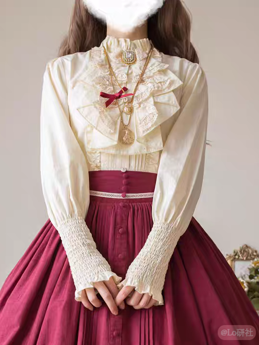 莉莉丝 羊腿袖衬衫