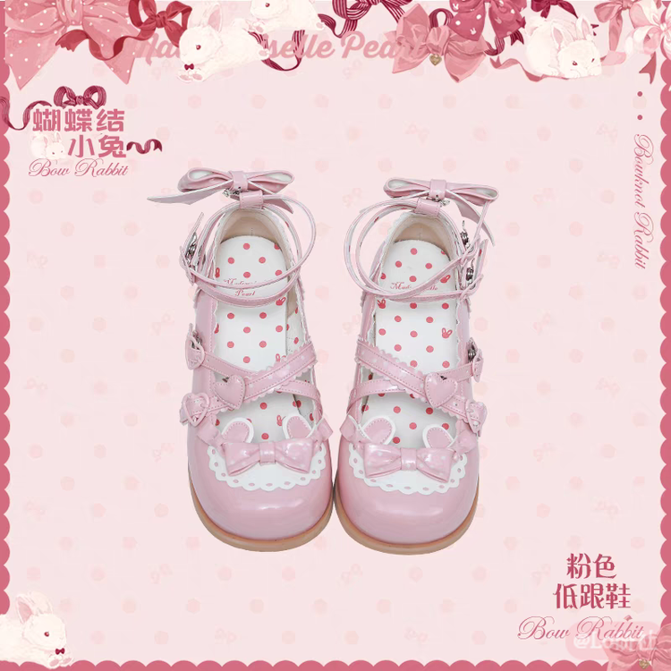 蝴蝶结小兔 鞋子