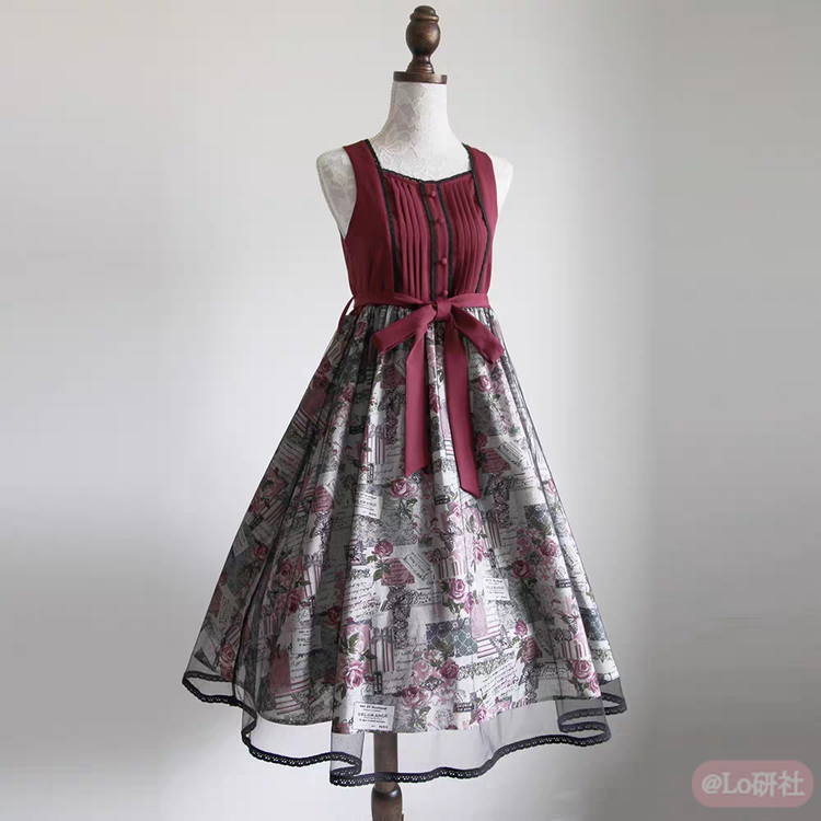 沉睡的娜塔莉 高腰JSK