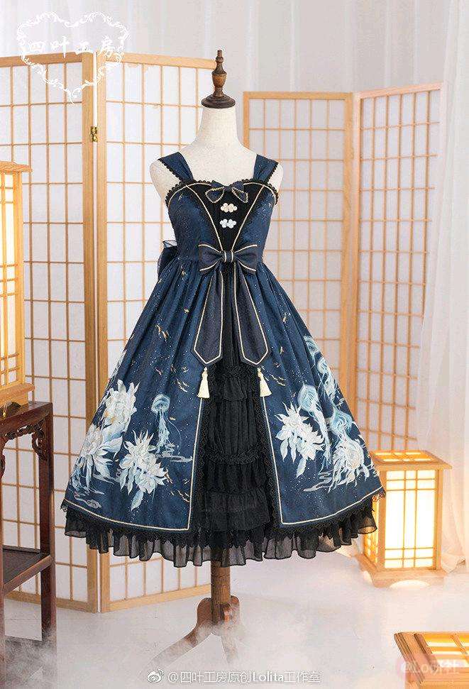 昙花水母 开襟JSK