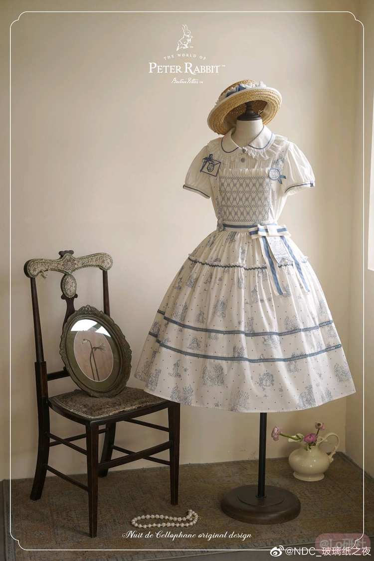 玻璃纸比得兔合作款 背带