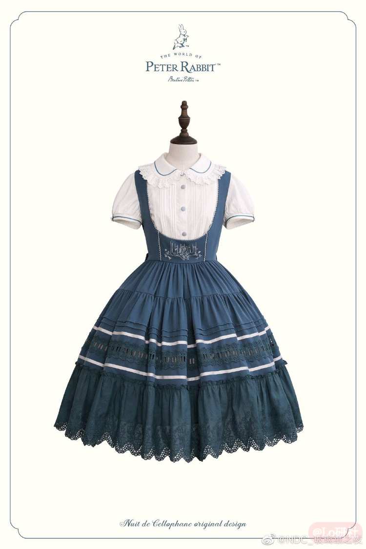 玻璃纸比得兔合作款 托胸JSK