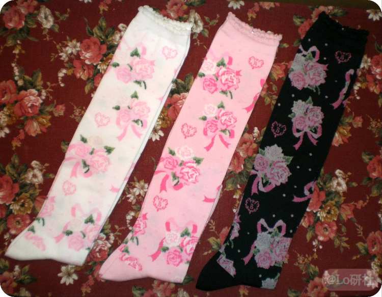 Sugar Bouquet Knee Socks