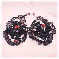 Sugar Bouquet Print Head Bow