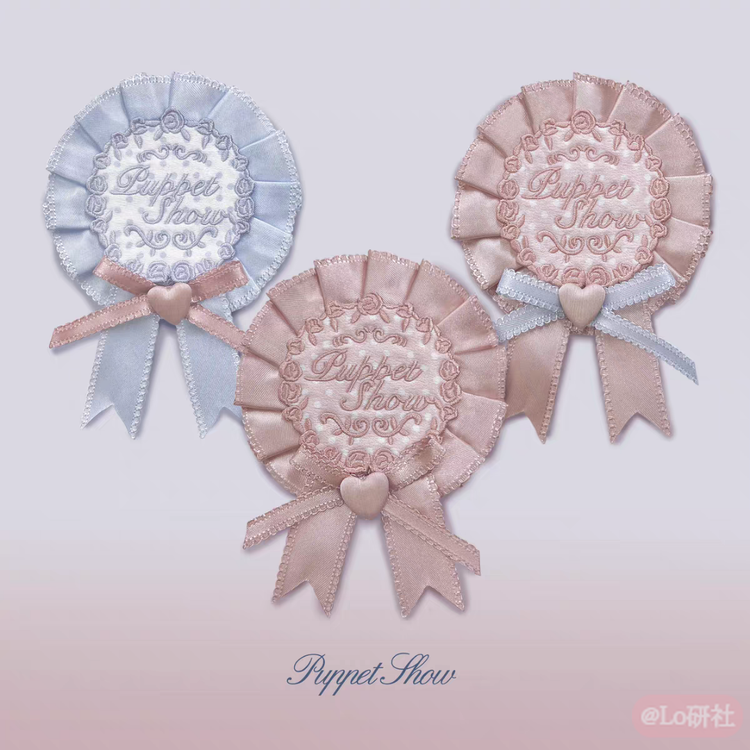 木偶剧kc，边夹，胸针，波奈特，项链