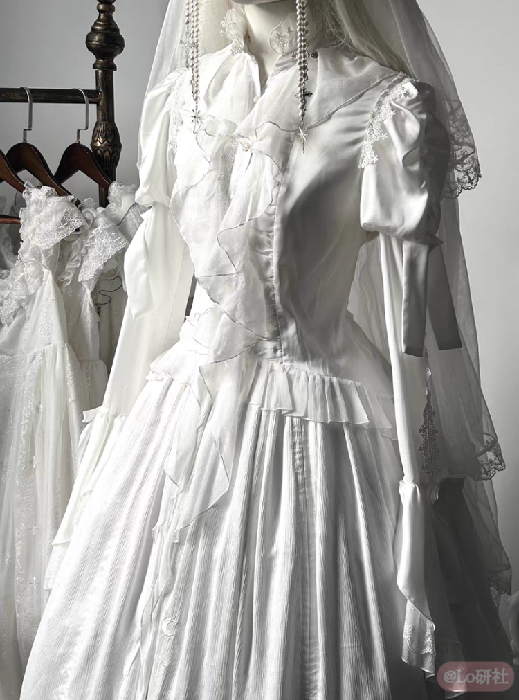 龙骨墓园刺绣版 新长袖衬衫