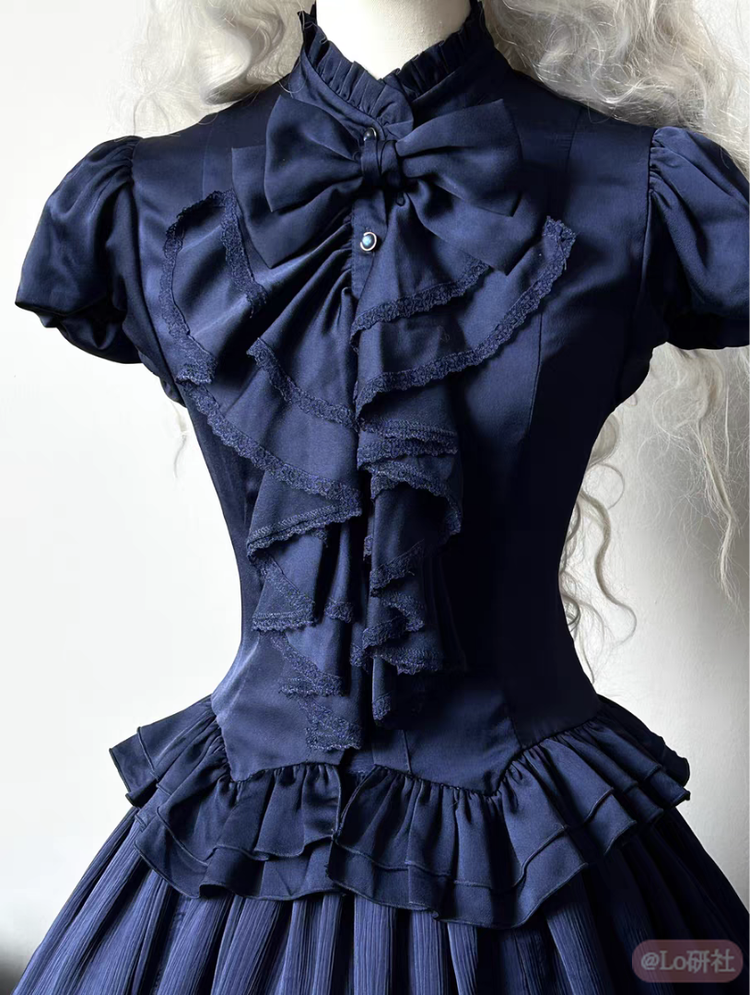 龙骨墓园刺绣版 短袖衬衫