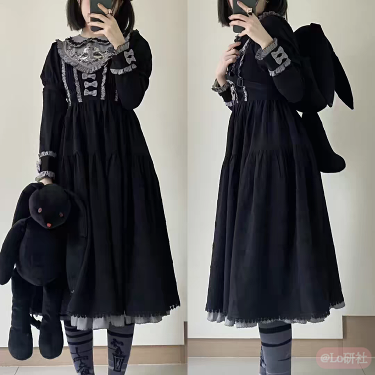 黑莓果酱长款op