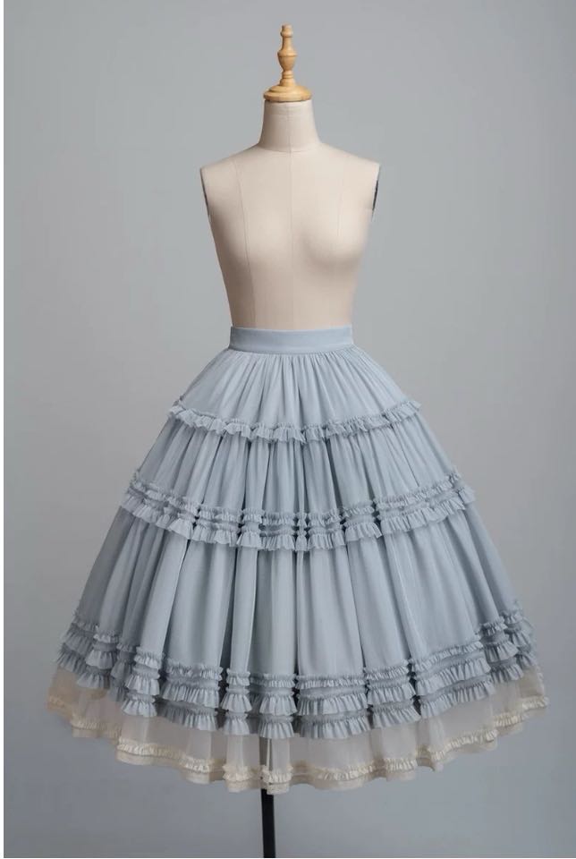 重瓣风信子古董纱质衬裙