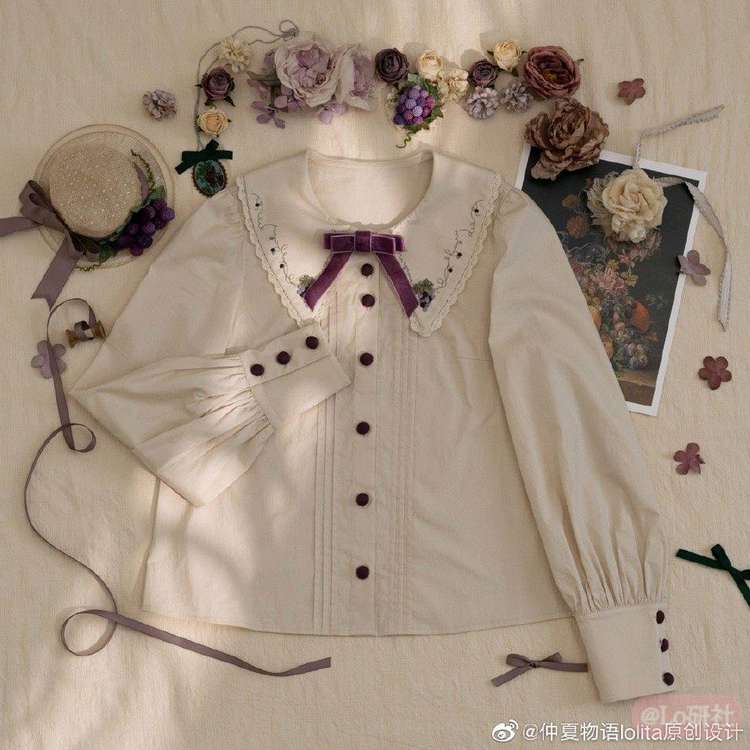 卢瓦尔葡萄园尖领衬衫