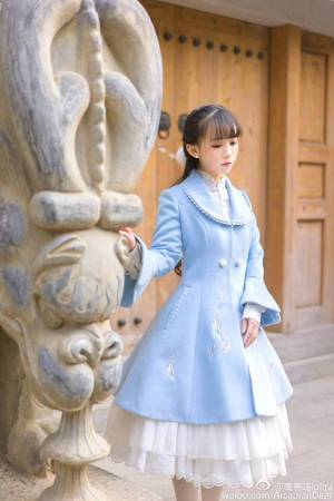 翎香系列  羊毛大衣