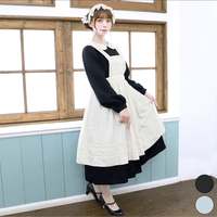 Alice Apron Long Sleeve Midi OP